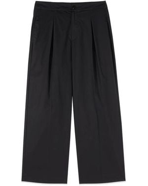 Oltre Wide Trousers - Negro