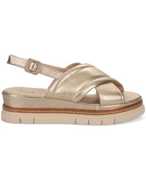 Luca Grossi Flat Sandals - Natural