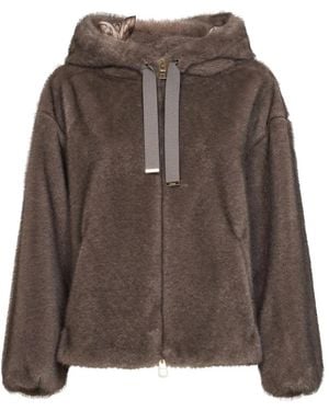 Herno Faux Fur & Shearling Jackets - Marrone
