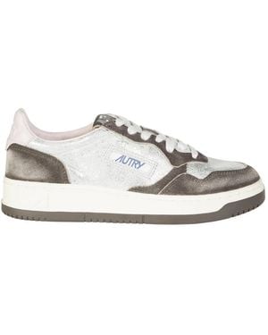 Autry Schoenen ,Grijs ,Sneakers - Wit