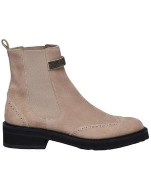 Eleventy Chelsea Boots - Brown