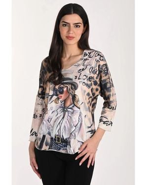 FRANK LYMAN Long Sleeve Tops - Marrón