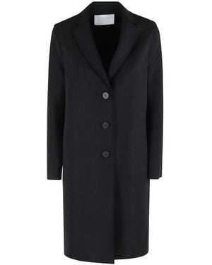 Harris Wharf London Single-Breasted Coats - Black