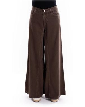 Pinko Wide Jeans - Brown