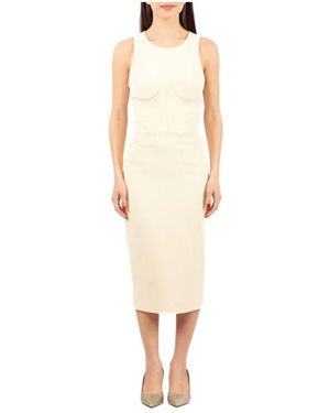 Elisabetta Franchi Elegantes Kleid Von - Weiß