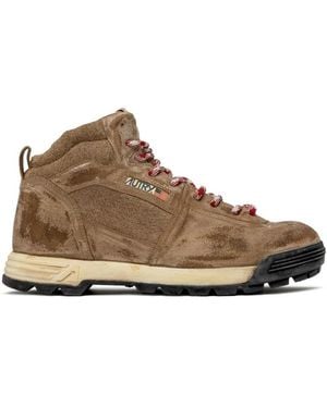 Autry Lace-Up Boots - Marrone