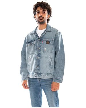 Levi's Jassen ,Blauw ,Katoen Sunrise Trucker