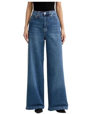 Munthe Rewari Wide Jeans - Blauw