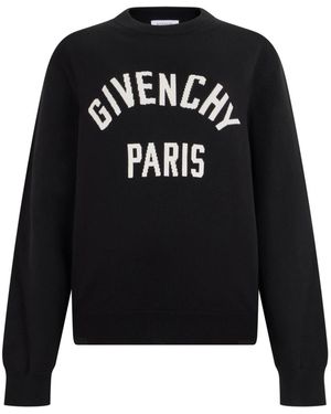 Givenchy Couture Naht Pullover - Schwarz