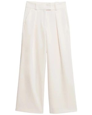 IVY & OAK Wide Trousers - Bianco