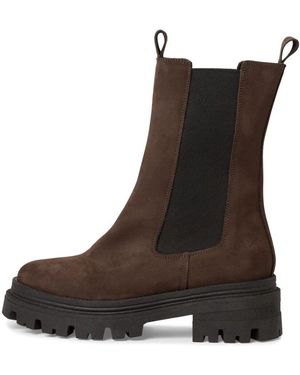 Tamaris Chelsea Boots Aus Leder - Braun