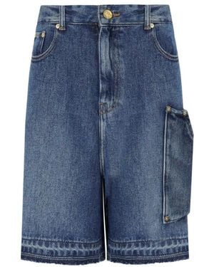 Ganni Denim Shorts - Blue