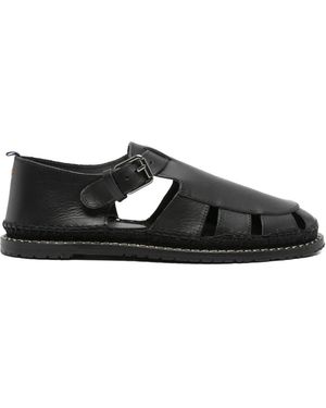 Castañer Flat Sandals - Nero