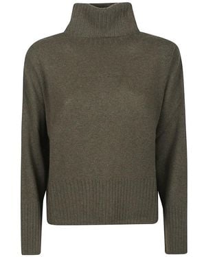 Aragona Lange Mouw Turtle Neck Trui - Groen