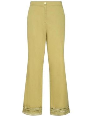 Elena Miro Wide Trousers - Amarillo