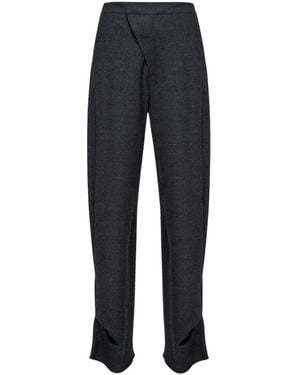 V S P Broeken ,Grijs ,Wol Tasha Wool Pants - Blauw