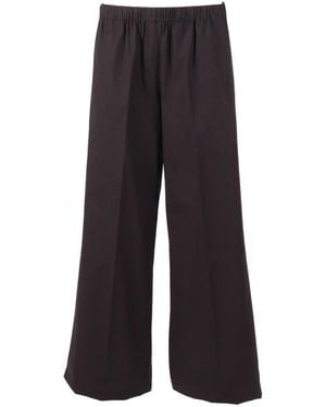 Antonelli Wide Trousers - Negro