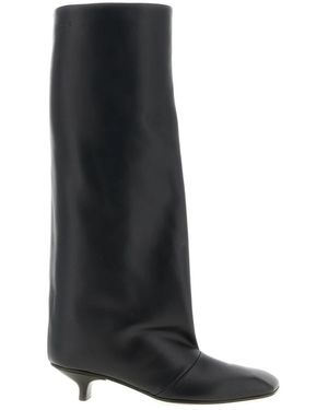 Vicini Schoenen ,Zwart ,Leer Cizin Boots
