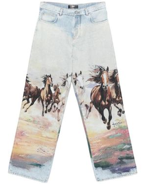 Amiri Wide Jeans - Blue