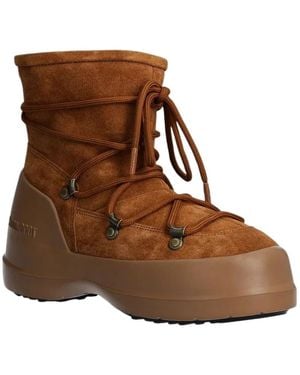 Moon Boot Luna Wildlederstiefel - Braun