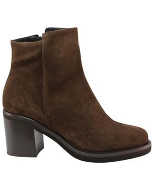 Luca Grossi Heeled Boots - Brown