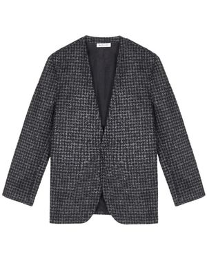 MASSCOB Jassen ,Zwart ,Wol Casual Paine Blazer Voor Koele Dagen - Grijs