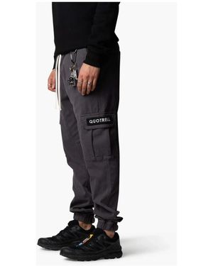 Quotrell Straight Trousers - Nero