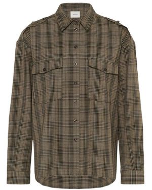 Gestuz Overhemden ,Bruin ,Shirts - Groen