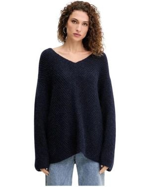 Pinko Swd08A V-Ausschnitt Strick - Schwarz