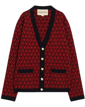 Valentino Garavani Cardigans - Red