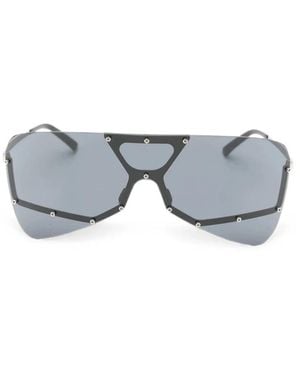 Rick Owens Accessoires ,Zwart ,Nylon Gslvbk 1809 Zonnebril - Grijs