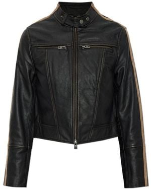 AllSaints Leather Jackets - Negro