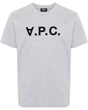 A.P.C. T-Shirts - Grey