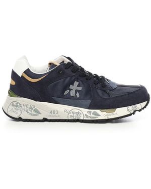 Premiata Sneakers aus wildleder in mitternachtsblau