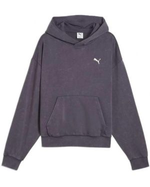 PUMA Fitness ,Paars ,Boxy Washed Graphic Hoodie