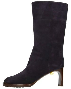 Maison Skorpios Victoria Suede Laarzen - Blauw