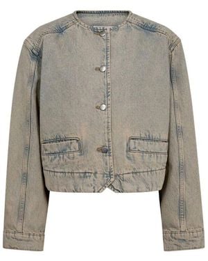 co'couture Maura Jeansjacke - Grau