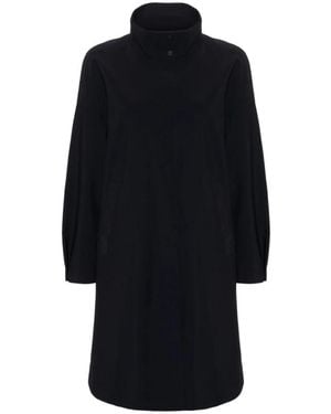 Herno Single-Breasted Coats - Black