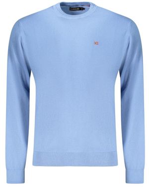 Napapijri Round-Neck Knitwear - Blue