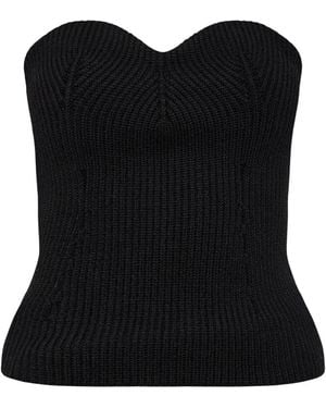 Jil Sander Sleeveless Tops - Noir