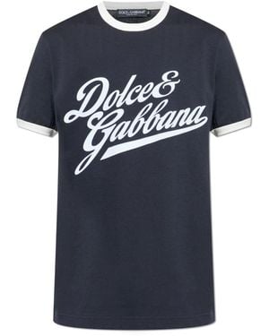 Dolce & Gabbana T-Shirts - Azul