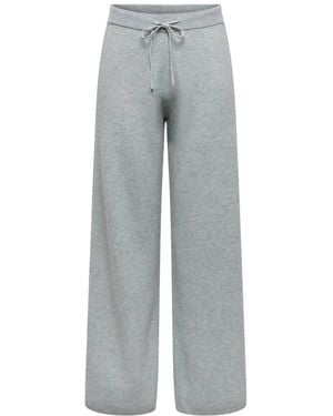 ONLY Gigi Wide Pant - Grijs