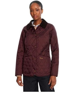 Barbour Jassen ,Rood ,Annandale Quilted Jacket