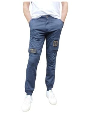 Aeronautica Militare Slim-Fit Trousers - Blue