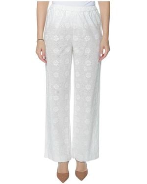 MC2 Saint Barth Wide Trousers - White