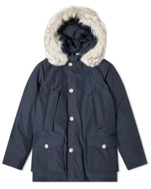 Woolrich Jassen ,Blauw ,Katoen Arctic Parka Df Melton