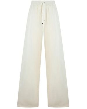 Herno Wide Trousers - Blanc