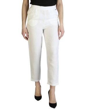 ARMANI EXCHANGE Cropped Pants - White