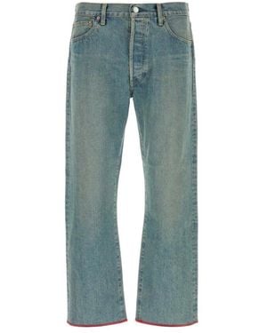 Junya Watanabe Jeans ,Blauw ,Denim Denim Jeans