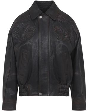 Golden Goose Leather Jackets - Black